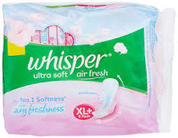 Whisper Ultra Soft XL+ 6 Pads
